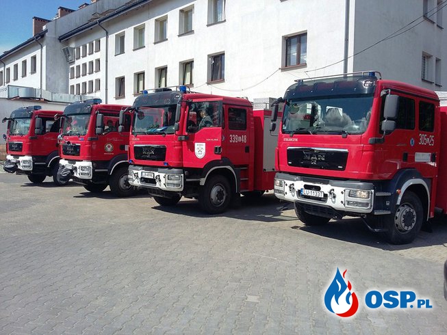 Ćwiczenia na obiekcie OSP Ochotnicza Straż Pożarna