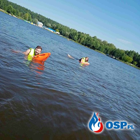 Ćwiczenia na wodzie. OSP Ochotnicza Straż Pożarna