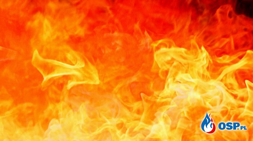 Sąsiedzi gasili pożar własnymi siłami OSP Ochotnicza Straż Pożarna