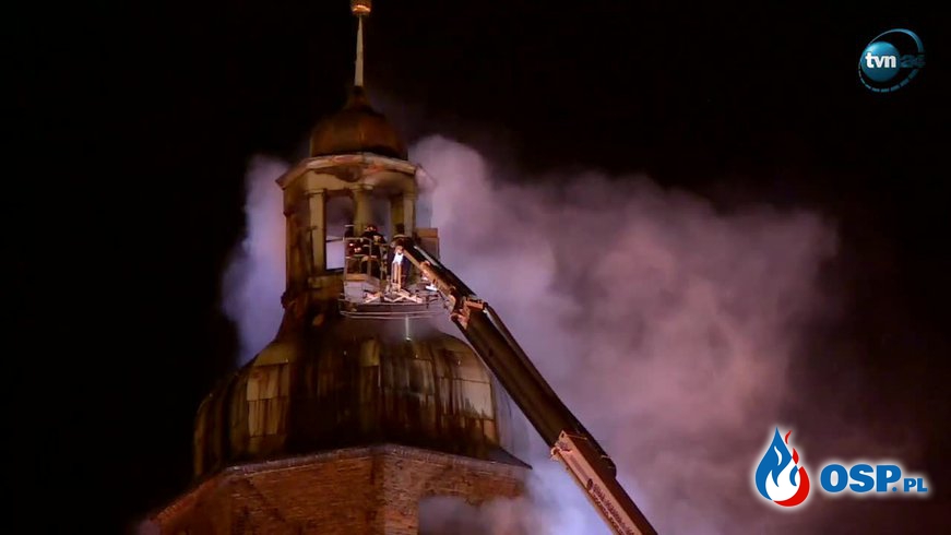 Pożar katedry w Gorzowie Wielkopolskim. To była trudna akcja gaśnicza! OSP Ochotnicza Straż Pożarna