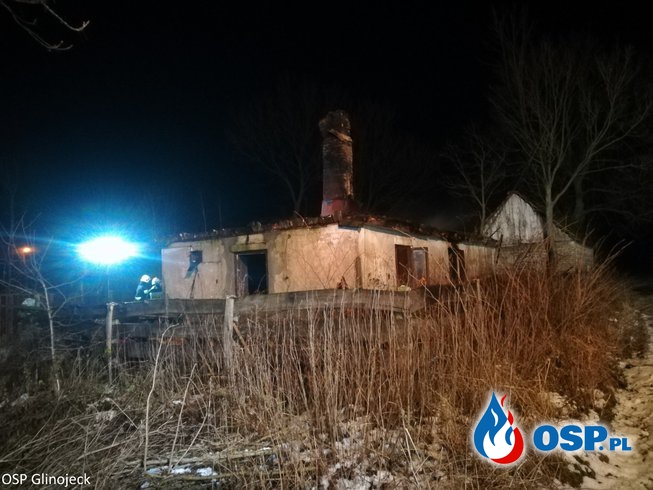 Tragiczny pożar budynku jednorodzinnego w miejscowości Strzeszewo OSP Ochotnicza Straż Pożarna