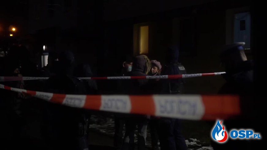 Wybuch gazu w Łomży. Poparzona kobieta trafiła do szpitala. OSP Ochotnicza Straż Pożarna
