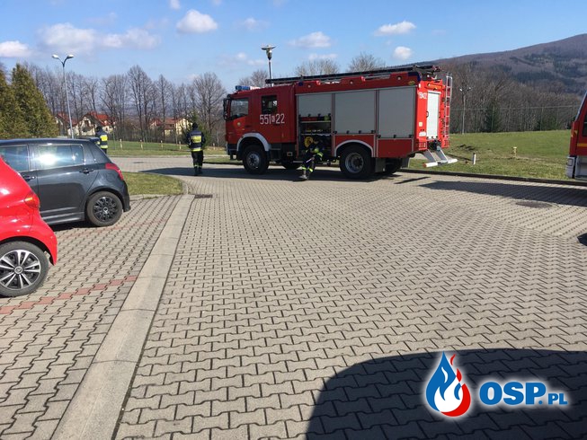 Próbna ewakuacja SP w Świnnej Porębie OSP Ochotnicza Straż Pożarna