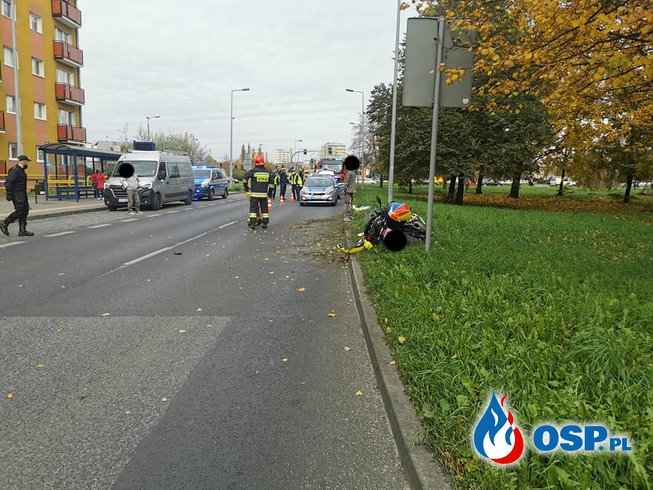 Tragiczny wypadek ratownika na motoambulansie. 31-latek zginął w Bydgoszczy. OSP Ochotnicza Straż Pożarna