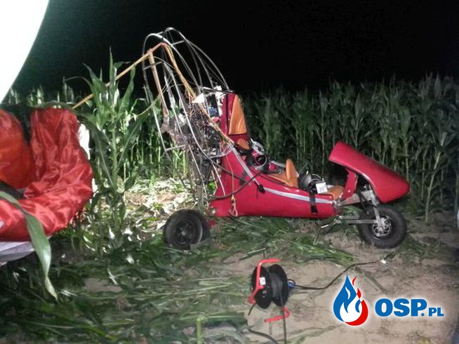Wypadek lotniczy w Rusiborku OSP Ochotnicza Straż Pożarna