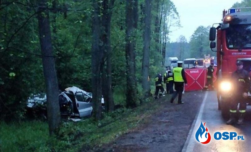 4 osoby zginęły w wypadku pod Wyszkowem. Wśród ofiar strażak OSP. OSP Ochotnicza Straż Pożarna