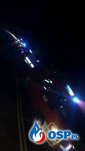 Pościg policji zakończony wypadkiem OSP Ochotnicza Straż Pożarna