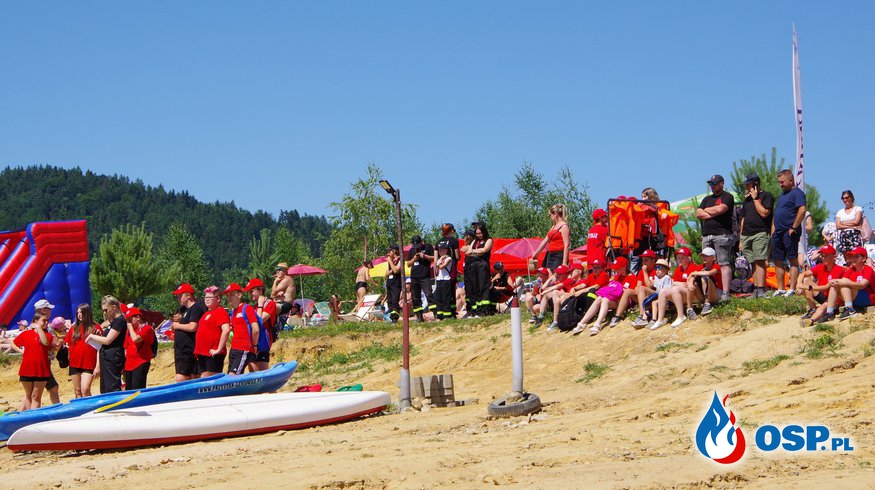 „Bezpieczne wakacje nad Jeziorem Mucharskim". OSP Ochotnicza Straż Pożarna