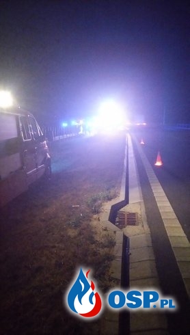 Pijany kierowca pędził pod prąd trasą S7. Doprowadził do tragicznego wypadku. OSP Ochotnicza Straż Pożarna
