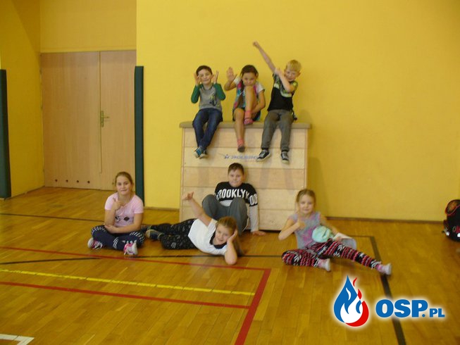 Najmłodsi na ćwiczeniach. OSP Ochotnicza Straż Pożarna