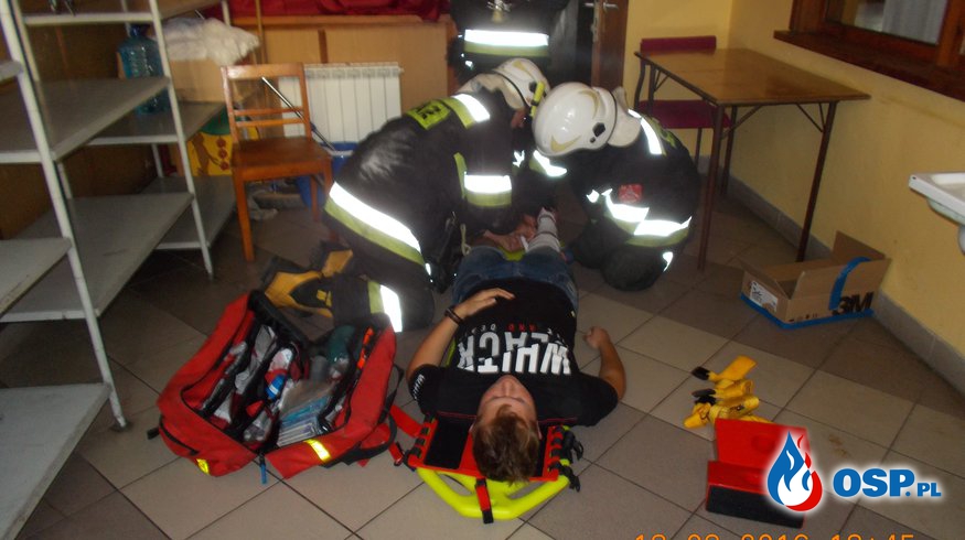 Działania prewencyjne - ćwiczenia OSP Ochotnicza Straż Pożarna