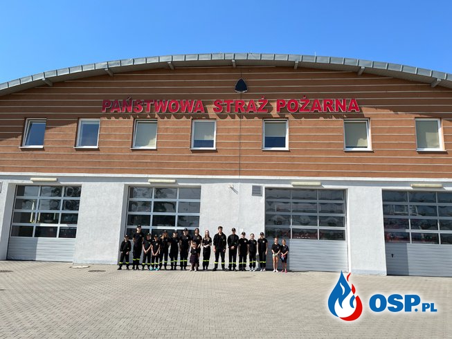 Wizyta MDP Krzywice w JRG-2 w Chełmie OSP Ochotnicza Straż Pożarna