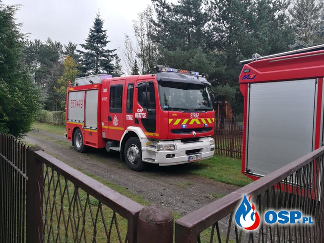 Pożar domku jednorodzinnego w Kamionie OSP Ochotnicza Straż Pożarna