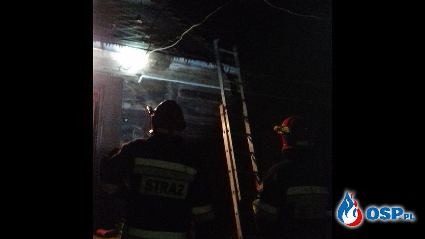 Pożar sadzy w budynku mieszkalnym OSP Ochotnicza Straż Pożarna