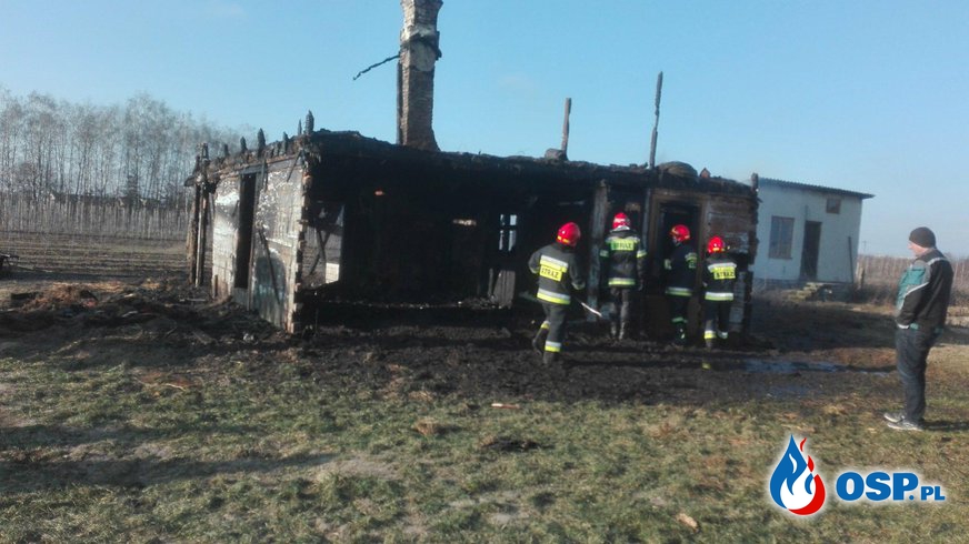 Pożar budynku mieszkalnego w Broniszewie OSP Ochotnicza Straż Pożarna