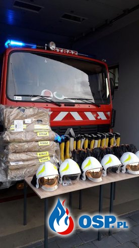 Zakup wyposażenia z dotacji WFOŚiGW w Warszawie OSP Ochotnicza Straż Pożarna