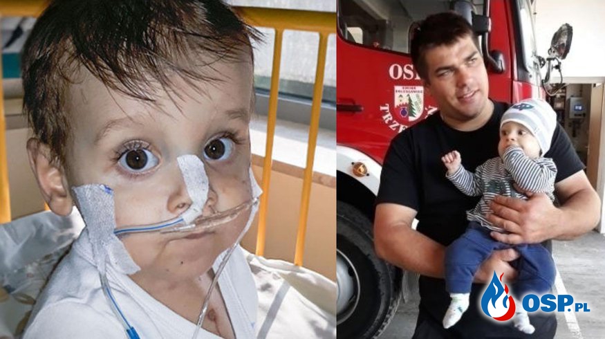 "Umiera serce 3-letniego chłopca". To syn strażaka. Potrzeba jeszcze 300 tys. zł. OSP Ochotnicza Straż Pożarna