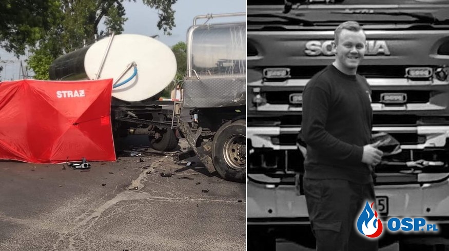 21-letni strażak OSP zginął w wypadku motocyklowym w Raciążu. OSP Ochotnicza Straż Pożarna