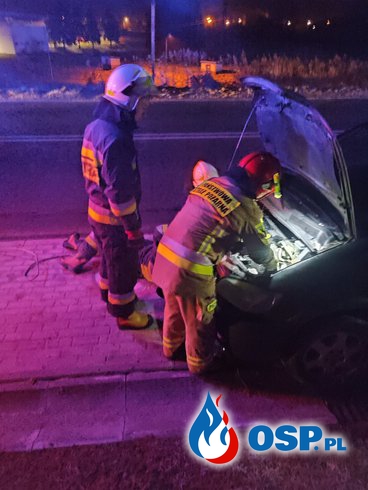 Dwa wypadki na drodze wojewódzkiej nr 977 w ciągu dwóch godzin OSP Ochotnicza Straż Pożarna