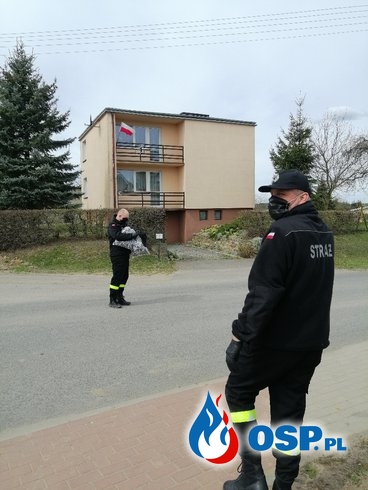 Maseczki ochronne dla mieszkańców Turznicy OSP Ochotnicza Straż Pożarna