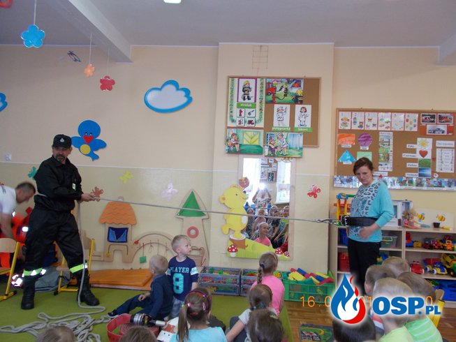 Z wizytą u przedszkolaków OSP Ochotnicza Straż Pożarna