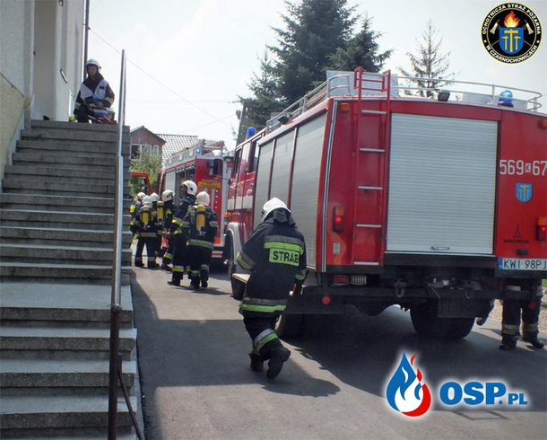 Ćwiczenia w Domu Ludowym w Grabiu OSP Ochotnicza Straż Pożarna