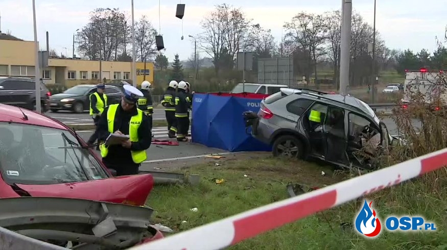 Dwie osoby zginęły po wypadku w Sławkowie na Śląsku OSP Ochotnicza Straż Pożarna
