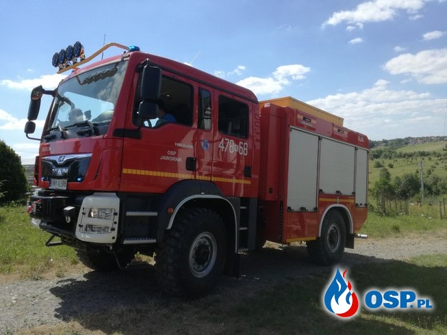 Pożar śmieci w zaroślach - 3 lipca 2019r. OSP Ochotnicza Straż Pożarna