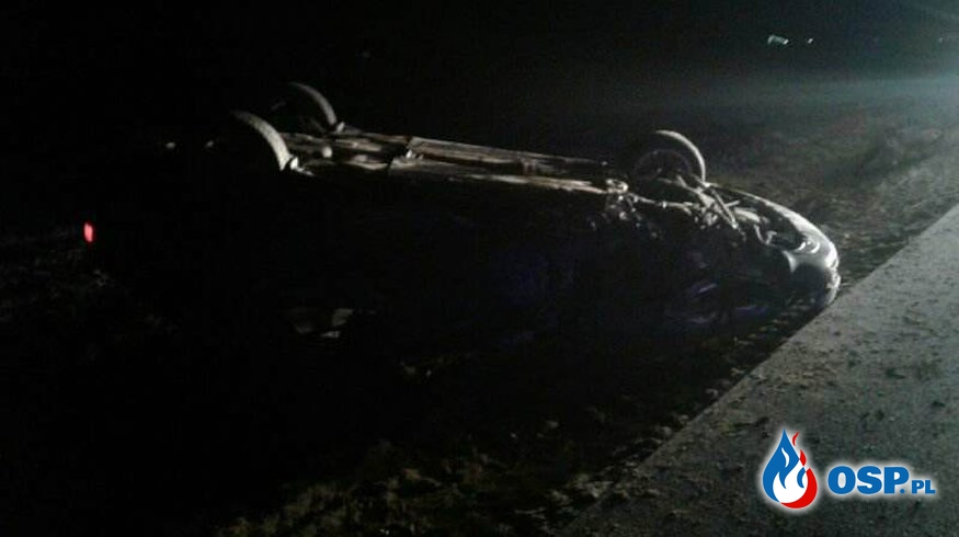 Śmiertelny wypadek na trasie drogi wojewódzkiej nr 618 OSP Ochotnicza Straż Pożarna