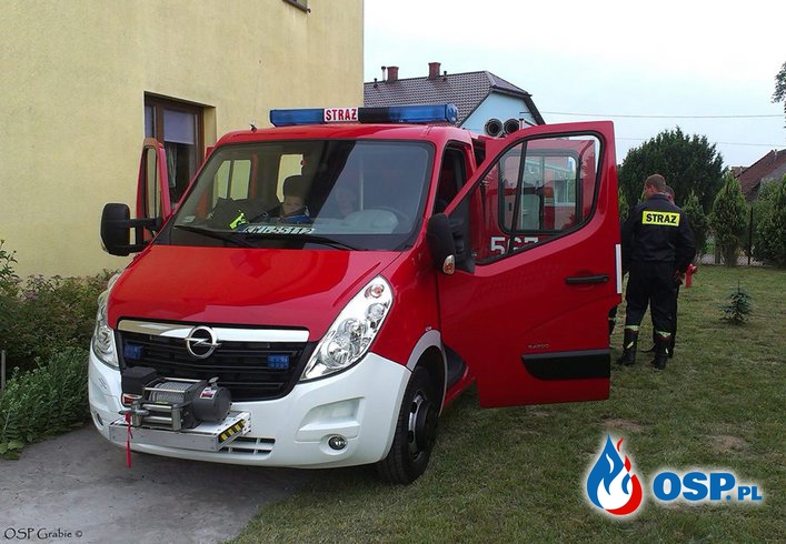 Wizyta naszych strażaków w Domu Pomocy Społecznej w Grabiu OSP Ochotnicza Straż Pożarna