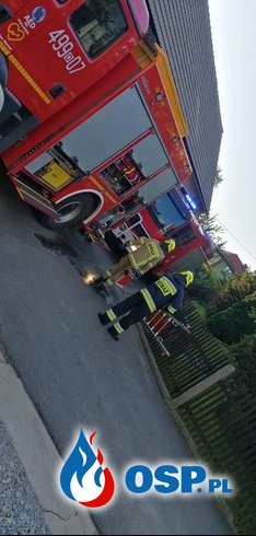Poranny pożar na Opolszczyźnie. Spłonęła altana i część budynku gospodarczego. OSP Ochotnicza Straż Pożarna