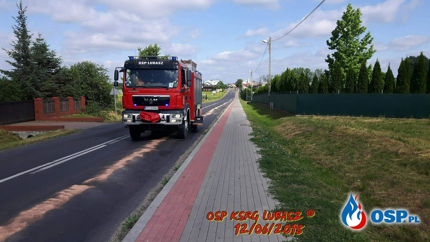 Plama Oleju OSP Ochotnicza Straż Pożarna