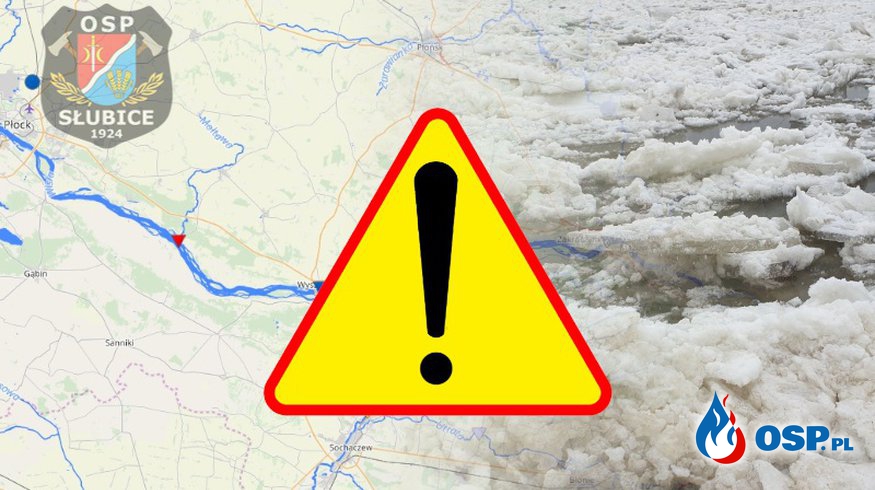 Poziom wody w Wiśle przekroczył stan alarmowy [WIDEO] OSP Ochotnicza Straż Pożarna