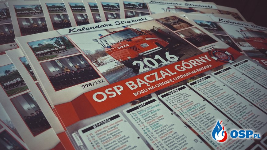 Kalendarz Strażacki 2016 OSP Ochotnicza Straż Pożarna