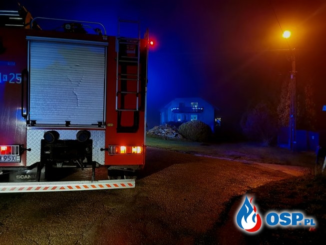 Pożar domu jednorodzinnego - ul. Widokowa w Zagórzu OSP Ochotnicza Straż Pożarna