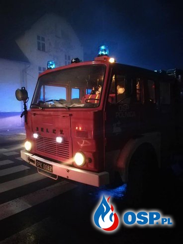 Nocny pożar w Człuchowie. Budynek doszczętnie spłonął OSP Ochotnicza Straż Pożarna