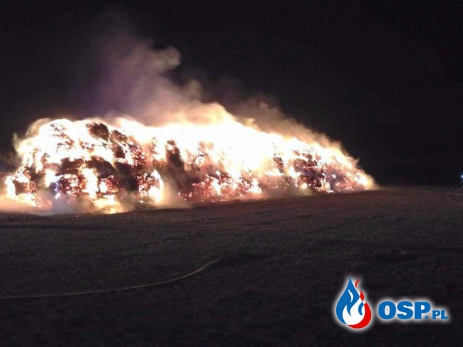 [5/2016] Pożar stogu słomy Żytna OSP Ochotnicza Straż Pożarna