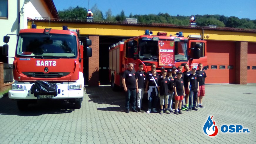Młodzież w jednostkach JRG Cieszyn oraz JRG Ustroń OSP Ochotnicza Straż Pożarna