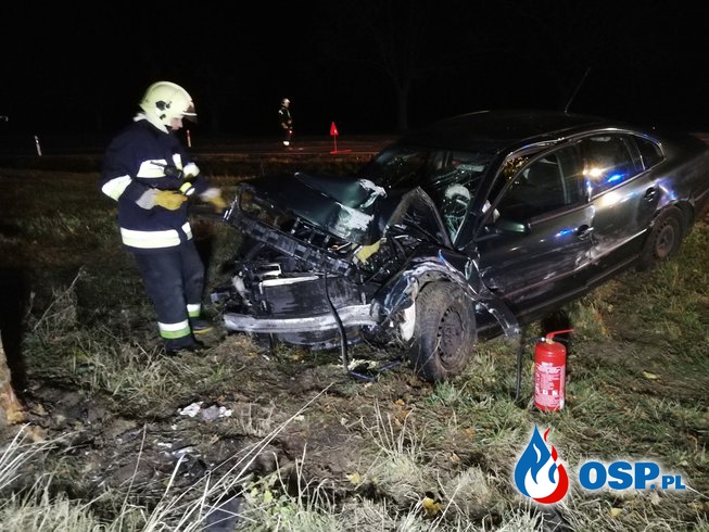 Wypadek na DK31- przerwane działania w Mieszkowicach OSP Ochotnicza Straż Pożarna