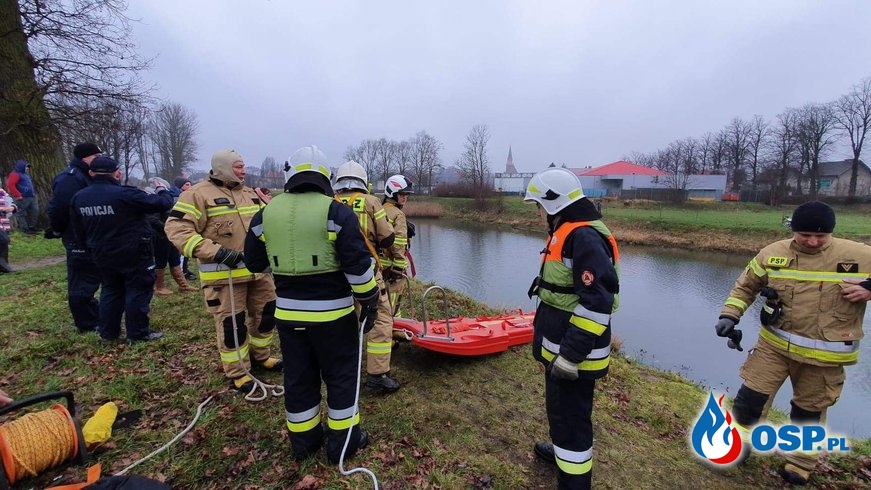 Szkolenie wodno-lodowe w gminie Trzebiatów OSP Ochotnicza Straż Pożarna
