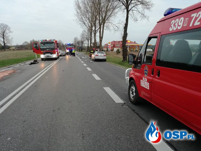 Tragiczny wypadek DK 9 - Alojzów OSP Ochotnicza Straż Pożarna