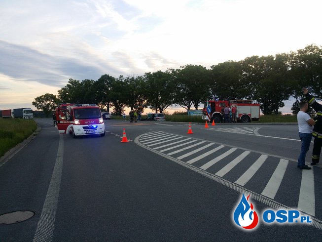 Wypadek na obwodnicy Białej DW 414 OSP Ochotnicza Straż Pożarna