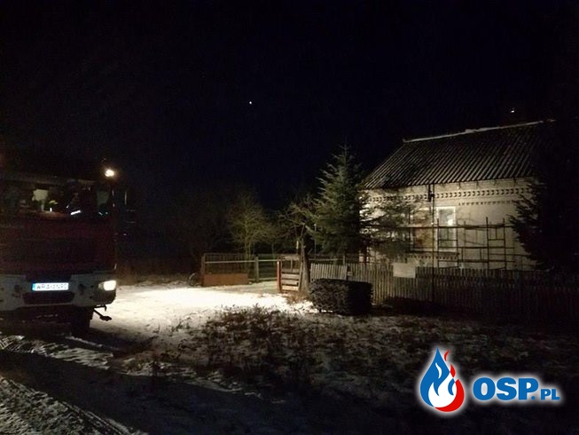 Pożar sadzy w Gaworzynie. OSP Ochotnicza Straż Pożarna