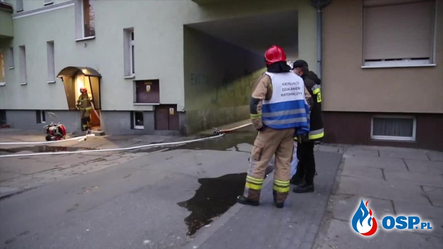 Ciała dwóch mężczyzn po pożarze w Opolu. "Mieli zmasakrowane twarze". OSP Ochotnicza Straż Pożarna