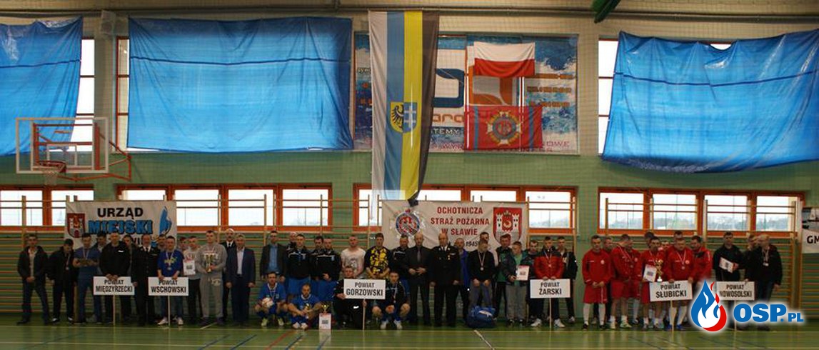 Mistrzostwa Województwa w Piłce Nożnej Halowej - Sława 2016 OSP Ochotnicza Straż Pożarna