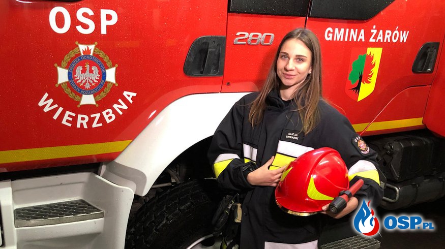 Alicja Urbanik - 23-letnia strażaczka, za kierownicą wozu bojowego OSP! OSP Ochotnicza Straż Pożarna