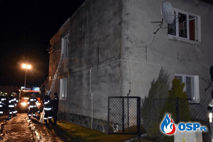 Kobieta zginęła w pożarze budynku w Zabłociu OSP Ochotnicza Straż Pożarna