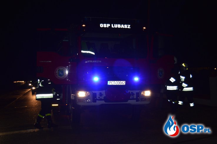 Plama oleju ul.Stajkowska OSP Ochotnicza Straż Pożarna