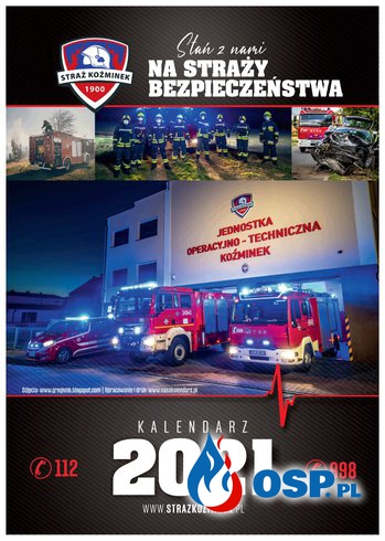 Kalendarz STRAŻ KOŹMINEK 2021 OSP Ochotnicza Straż Pożarna