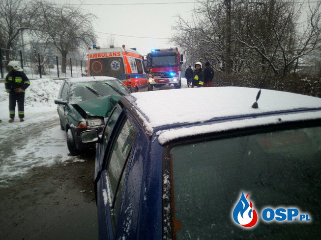 Wypadek drogowy w Jasienicy OSP Ochotnicza Straż Pożarna